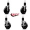 Service Caster 5'' Phenolic Wheel Swivel 1-3/4'' Expand Stem Caster Set 2 Brakes, 4PK SCC-EX20S514-PHS-2-TLB-2-134 - alternate 2